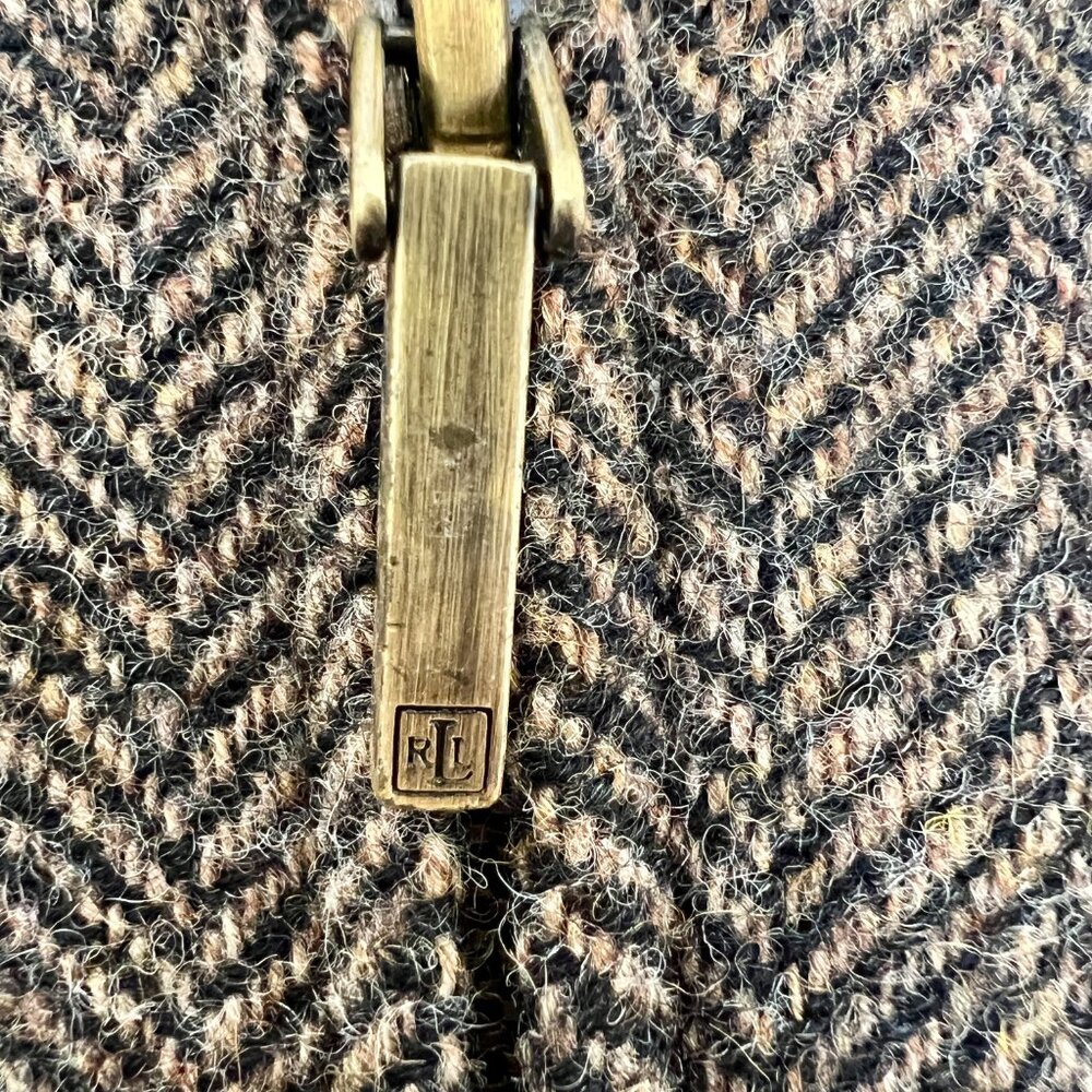 Lauren - Ralph Lauren - Wool Blazer - Suit Jacket - Zip Up - Size 12 - Picture 13 of 15
